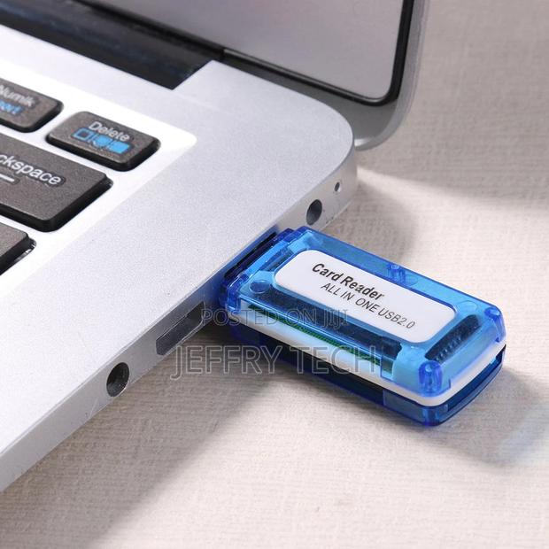 USB Card Reader Portable 4 in 1 Memory Card Reader Multi Car - thumbnail 2