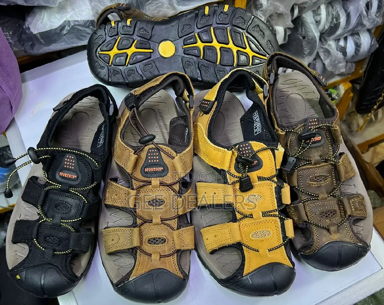 Men Open Shoes