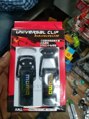 Momo 2pc Pack Metallic Black Bumper Clip