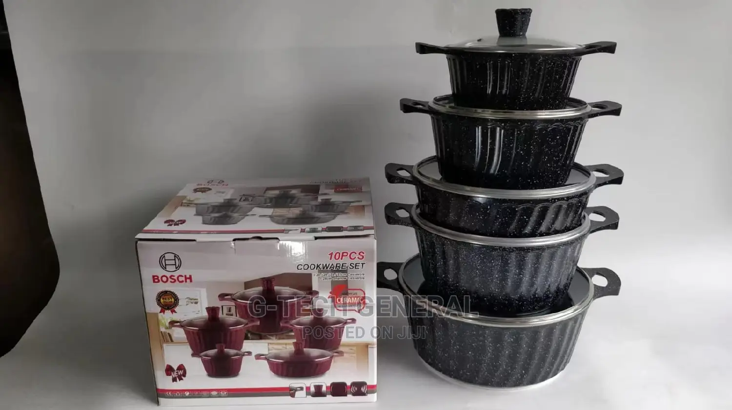 Newly Designed 10pcs Bosch Cookware Heavy Duty
