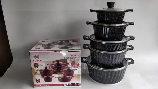 Newly Designed 10pcs Bosch Cookware Heavy Duty