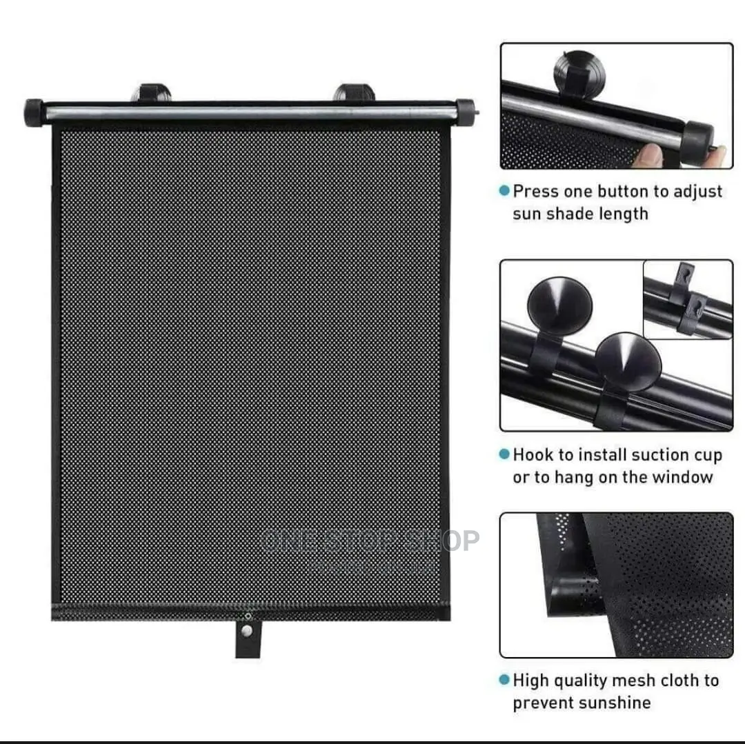 Retractable Car Windscreen Sunshade Cover (125*50cm)