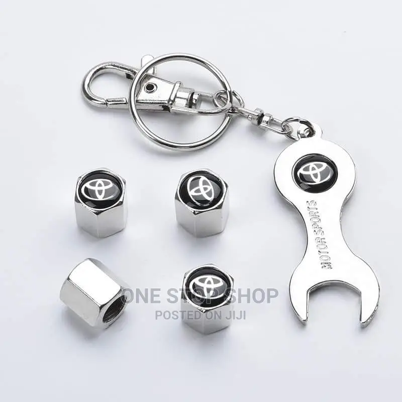 Toyota 4pcs Branded Tire Valve Caps