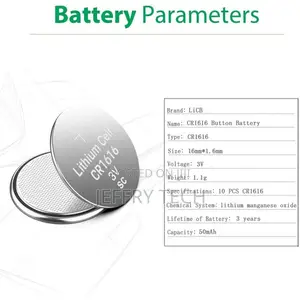 CR1616 Lithium Battery 3V Fobs