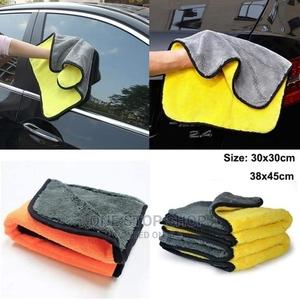 3pc Small Size Microfiber Dusting Towels(Yellow,Blue,Purple) - thumbnail 2