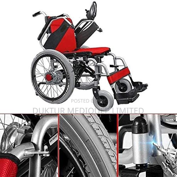 Electric Wheelchair Convertible To Manual Max Weight 120kg - thumbnail 3