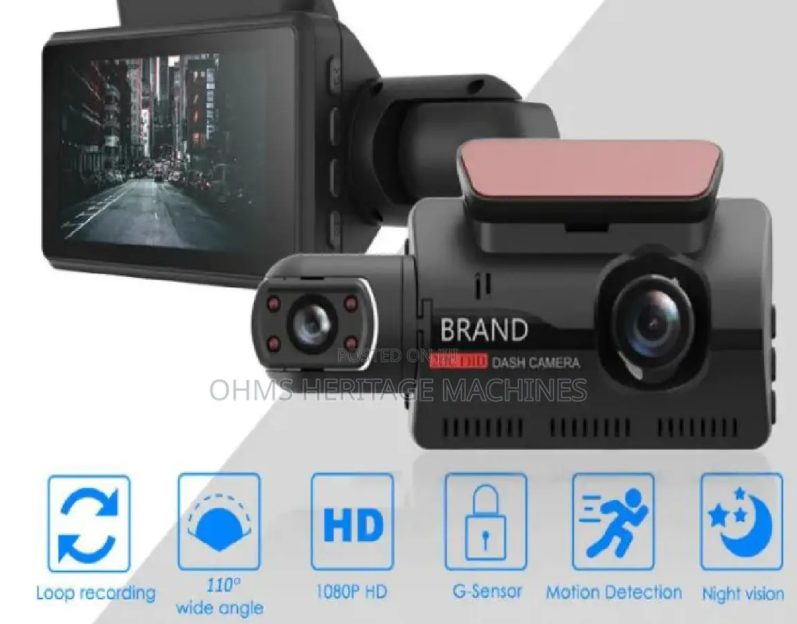Dual Lens Car Dashboard Camera