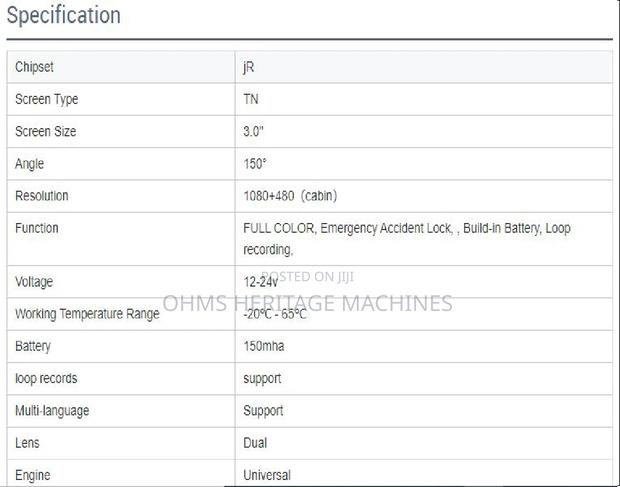 Dual Lens Car Dashboard Camera - thumbnail 4