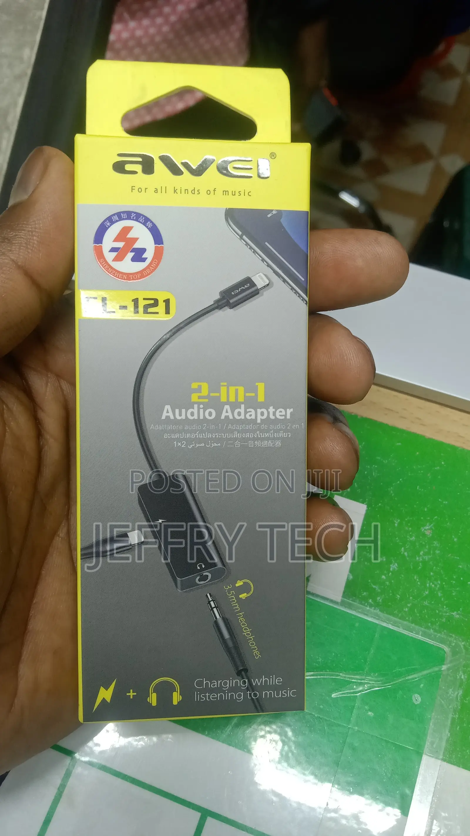 iPhone to AUX 3.5mm Audio Adapter Converter for Apple iPhone
