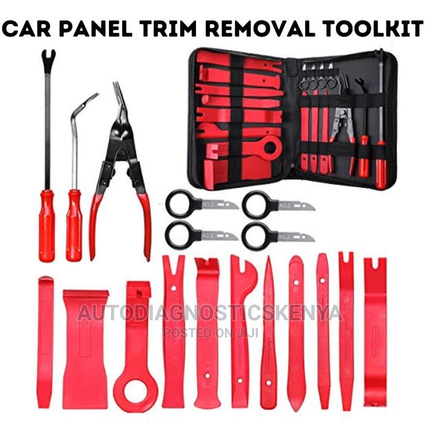 Car Panel Trim Removal Toolkit and Radio Removal - main view