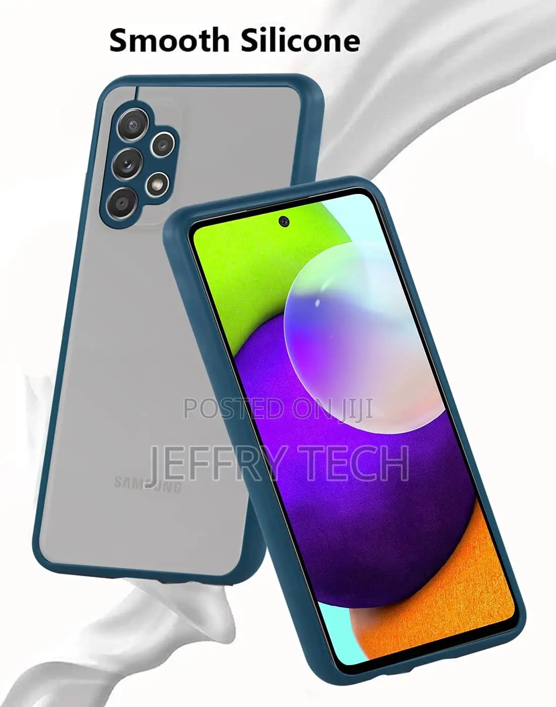 Smoke Back Cover Case for Samsung Galaxy A72