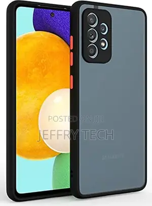 Nti-Slip Grip Smoke Back Cover for Samsung Galaxy A53 5G - B