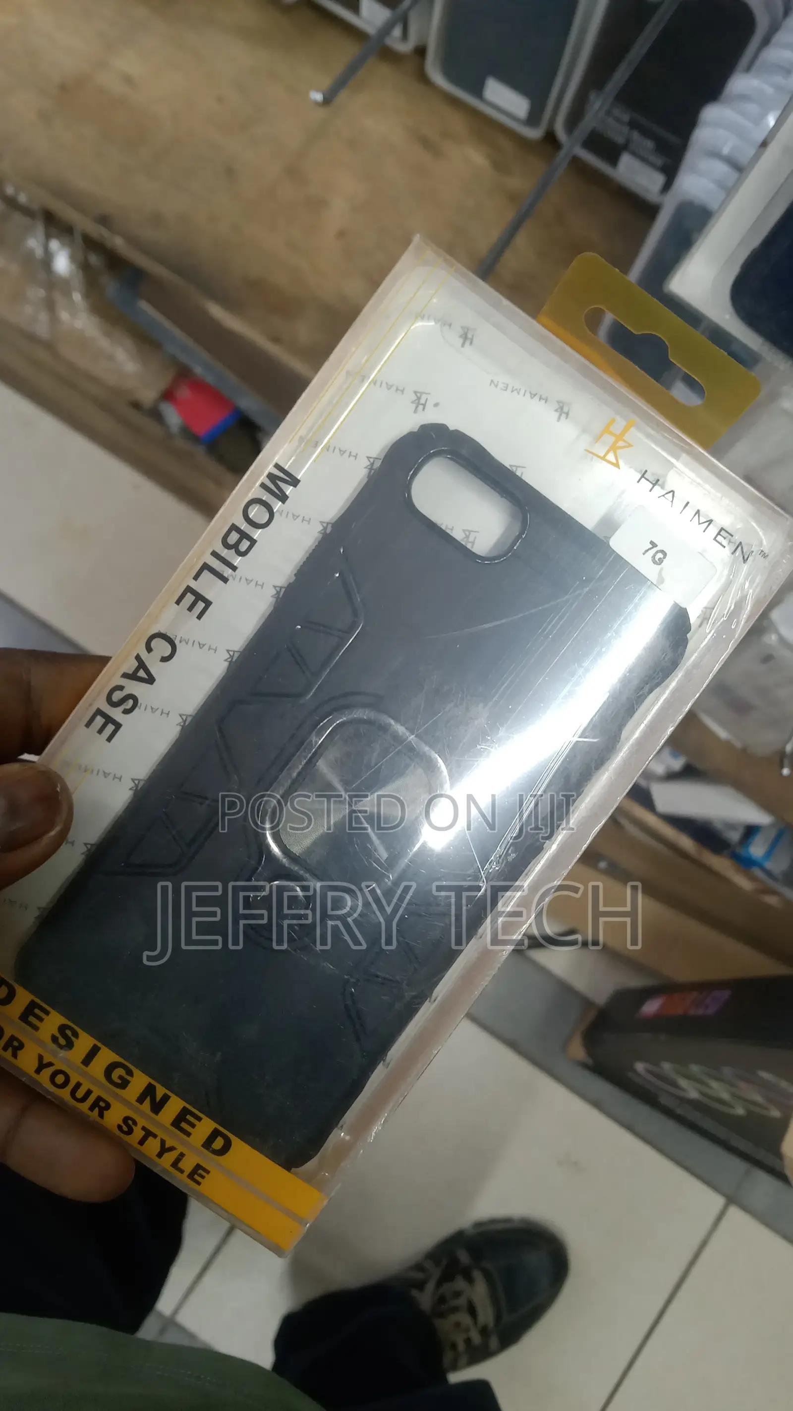 Designed for iPhone 7G Plus Case Ring Holder Iron Man Design