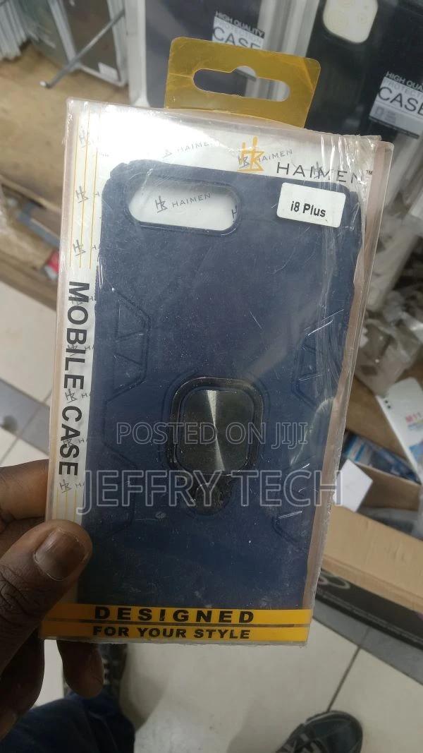 Back Cover Case With Ring Holder for iPhone 8 Plus - Armor - thumbnail 2