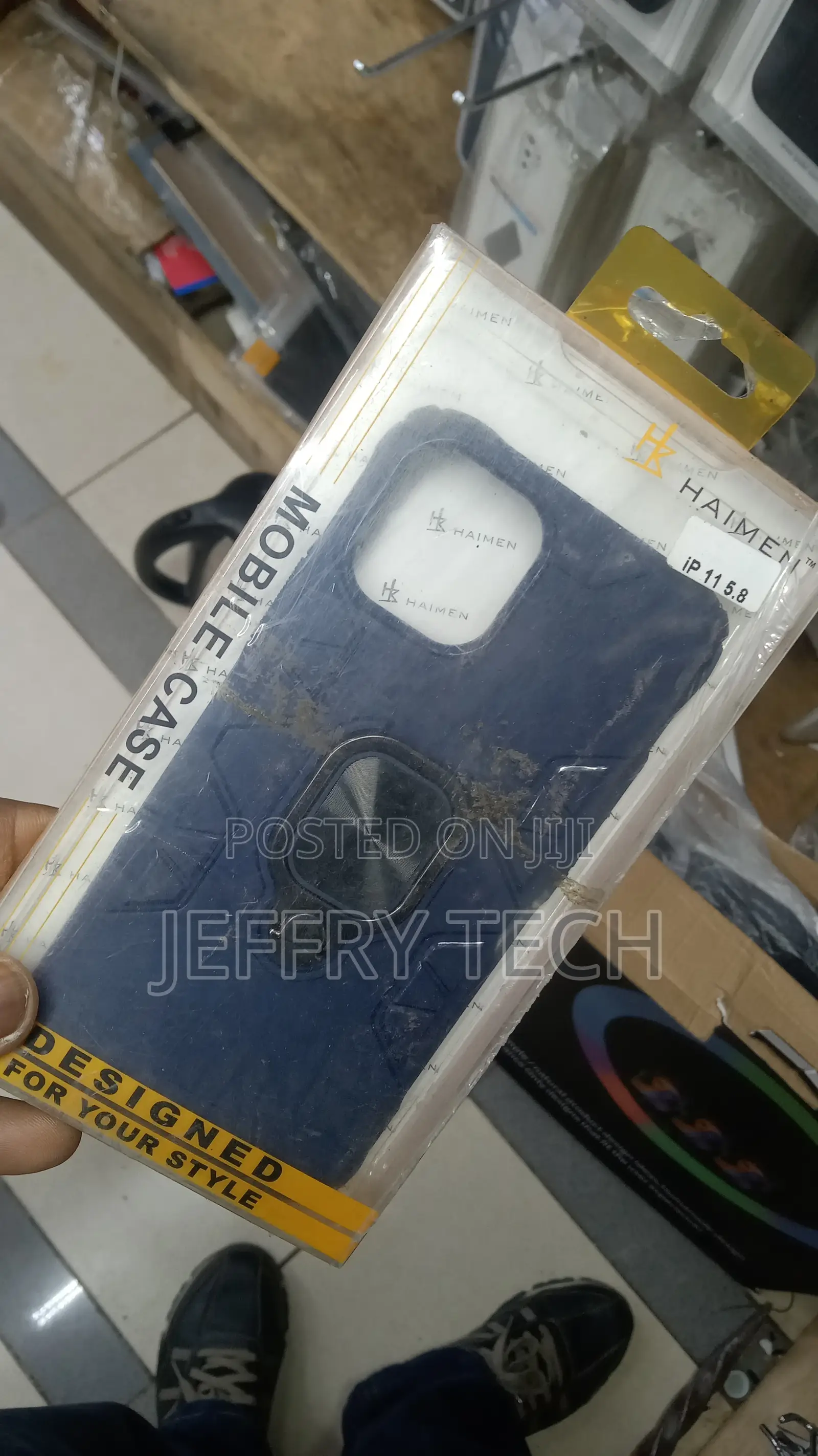 Hard PC Back Cover Case With Ring Holder for iPhone 11 Pro 5