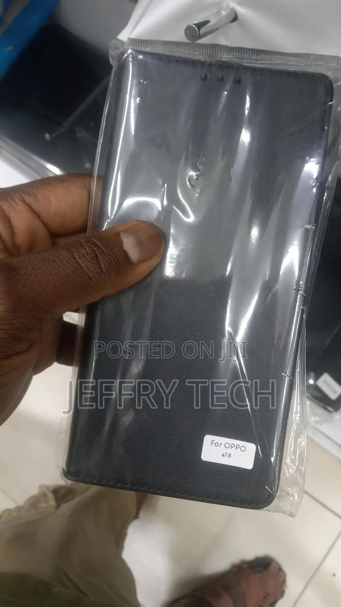 Leather Flip Shockproof Back Case Cover for OPPO A78