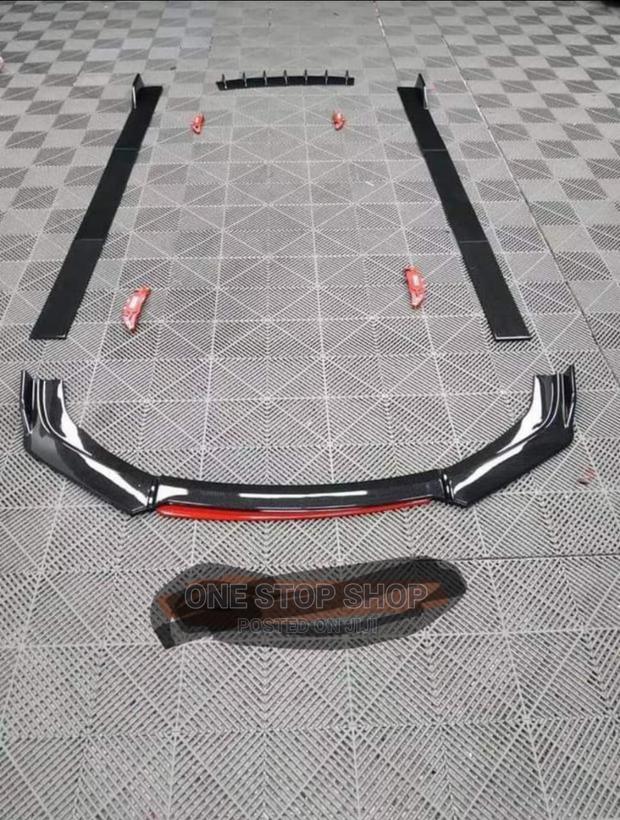 3 in 1 Front Lip+Side Skirt+Diffuser