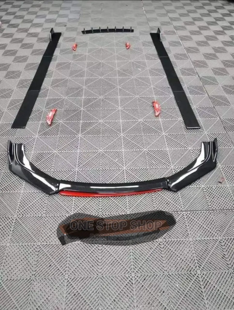 3 in 1 Front Lip+Side Skirt+Diffuser
