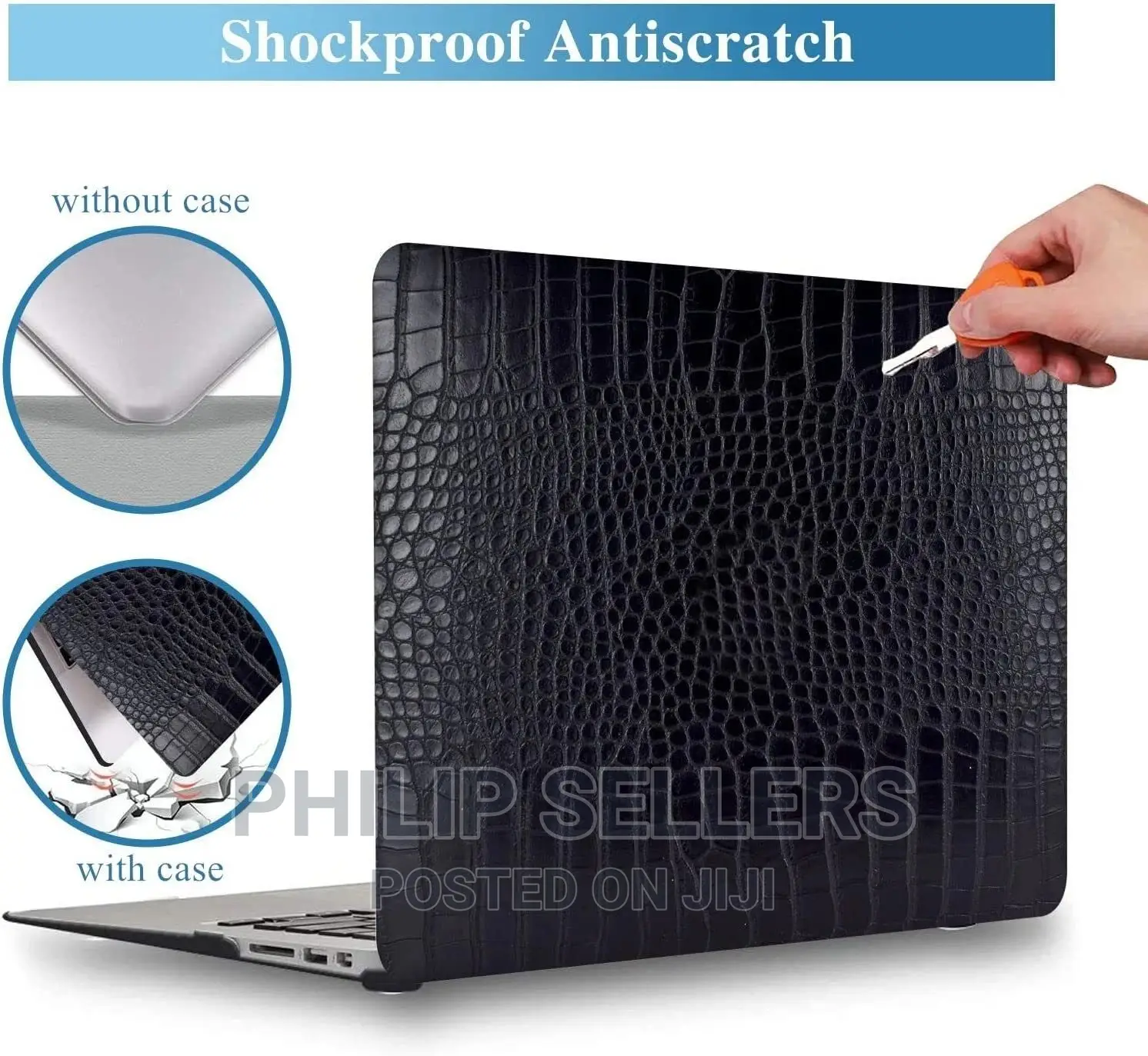Macbook Air 13.6 Inch Case 2022 Release, Leather Hard Shell