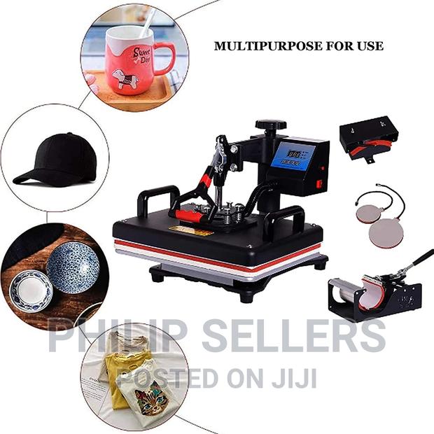 8 in 1 30 × 38cm Heat Press Machine Digital 1250W Combo Prin