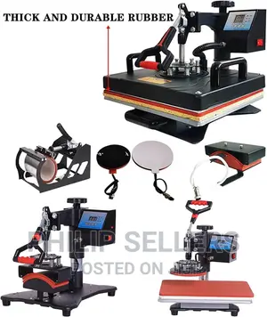 8 in 1 30 × 38cm Heat Press Machine Digital 1250W Combo Prin
