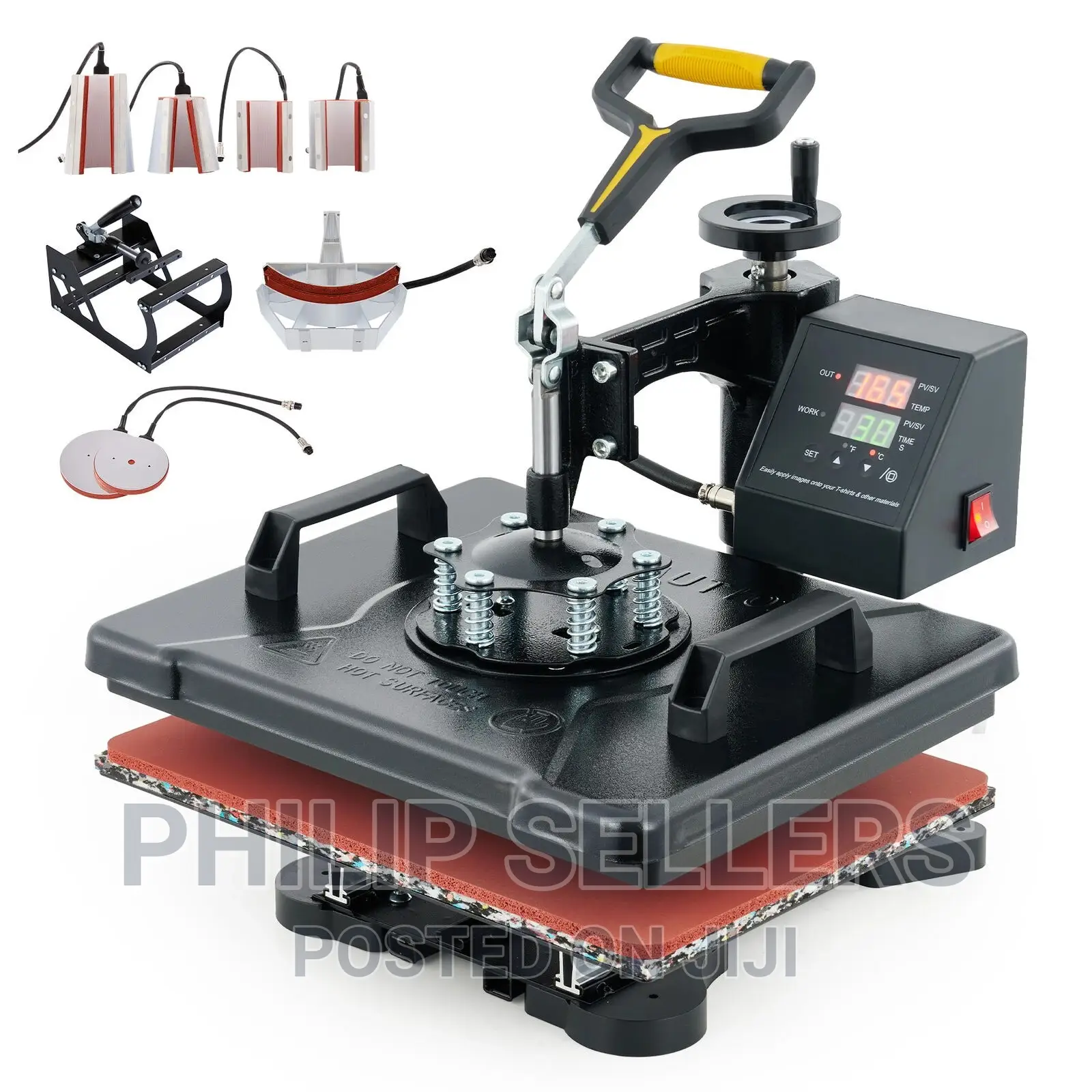 Crenex 38x38cm Heat Press Machine for Mug Hat Plate Cap Mous