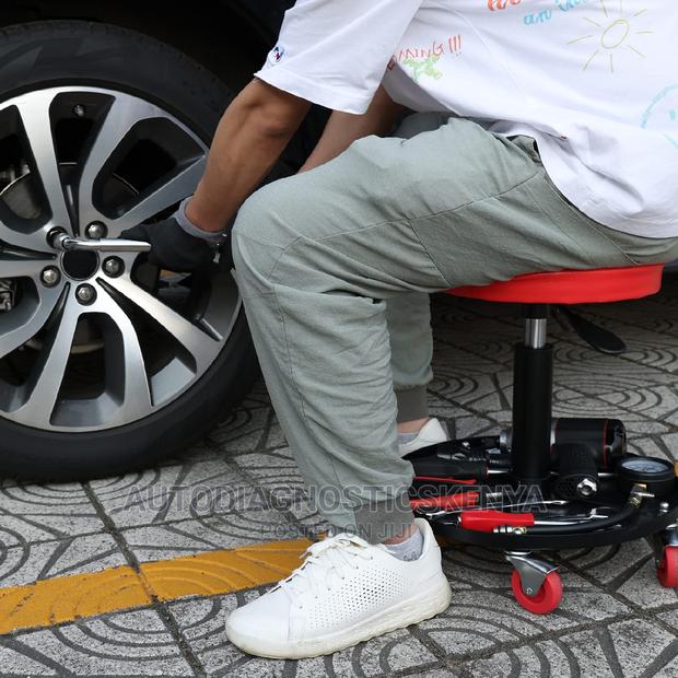 Mechanic Workshop Roller Creeper Seat With Tool Tray - main view