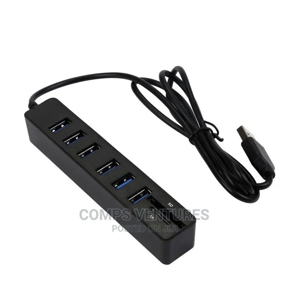 USB Hub 3 / 6 Ports USB 3.0 Hub High Speed Multi USB Splitte