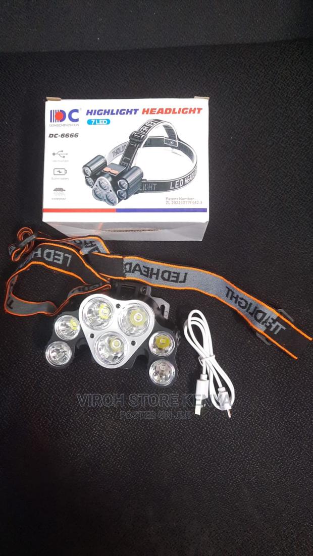 Rechargeable Headlight 7 LED Lights