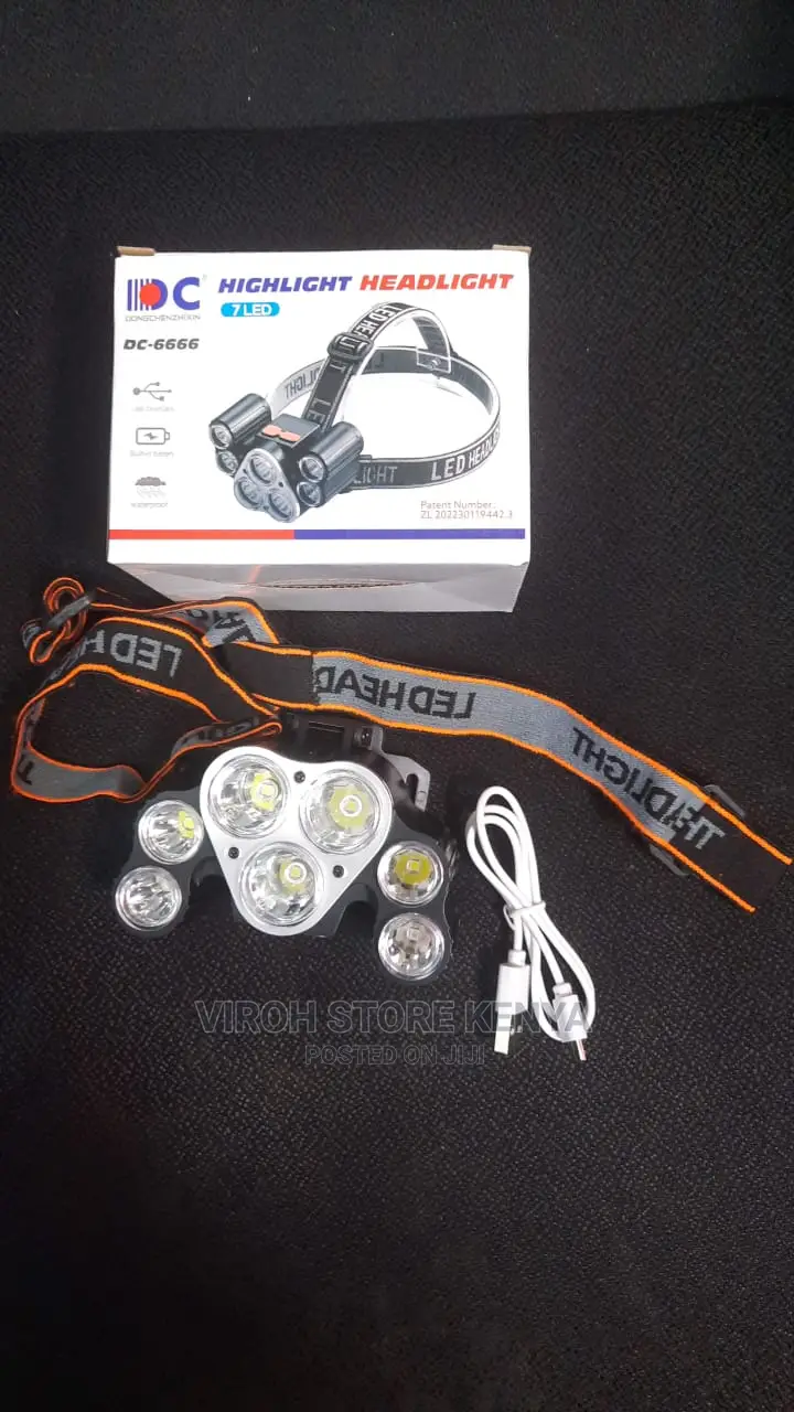 Rechargeable Headlight 7 LED Lights