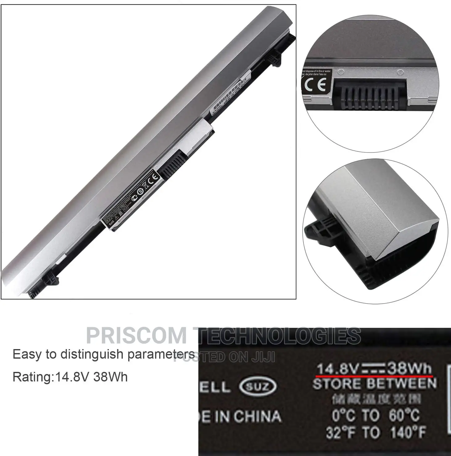 Laptop Battery for HP Probook 440 G3 430 G3(RO04XL)