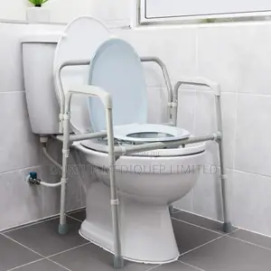 Heavy Duty Extra Wide Commode Frame With Splash Guard
