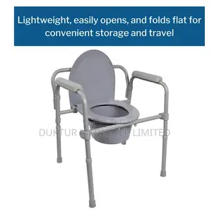Heavy Duty Extra Wide Commode Frame With Splash Guard