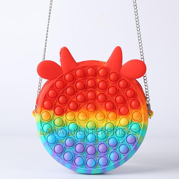 Rainbow Pop It Bubble Fidget Handbag - thumbnail 3