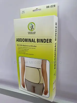 Elastic 9′′ High Postpartum Abdominal Binder Soft Latex Univ