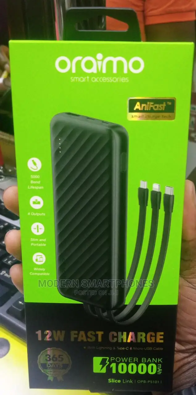 10000mah Oraimo Power Bank