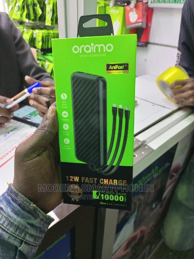 10000mah Oraimo Power Bank - thumbnail 3
