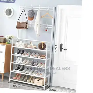 New Model Shoe Rack With Cloth Rack Available