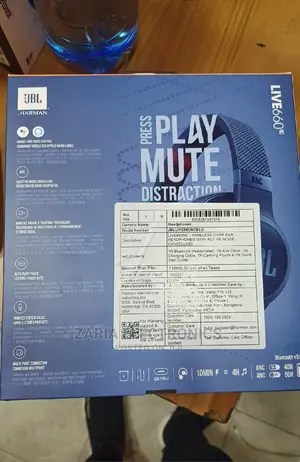 JBL Wireless Headphone Live 660nc