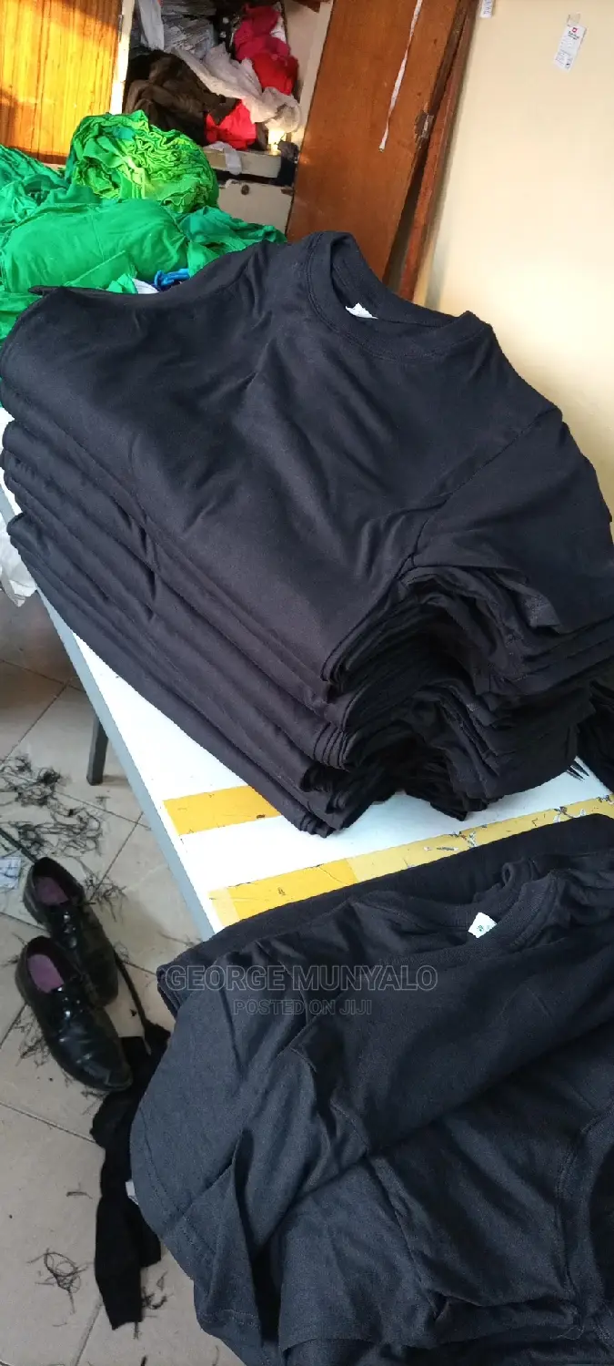 Black Cotton T-Shirts