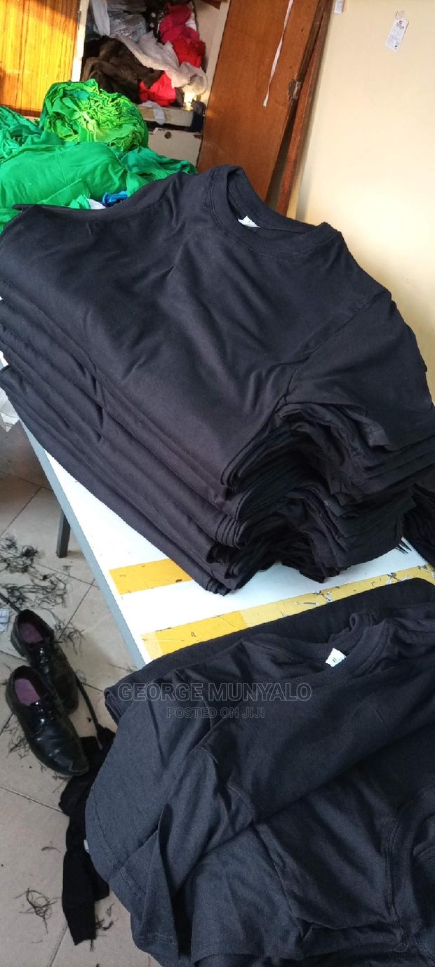 Black Cotton T-Shirts - thumbnail 3
