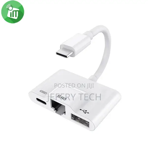 Coteetci USB-C 3in1 OTG Ethernet Adapter