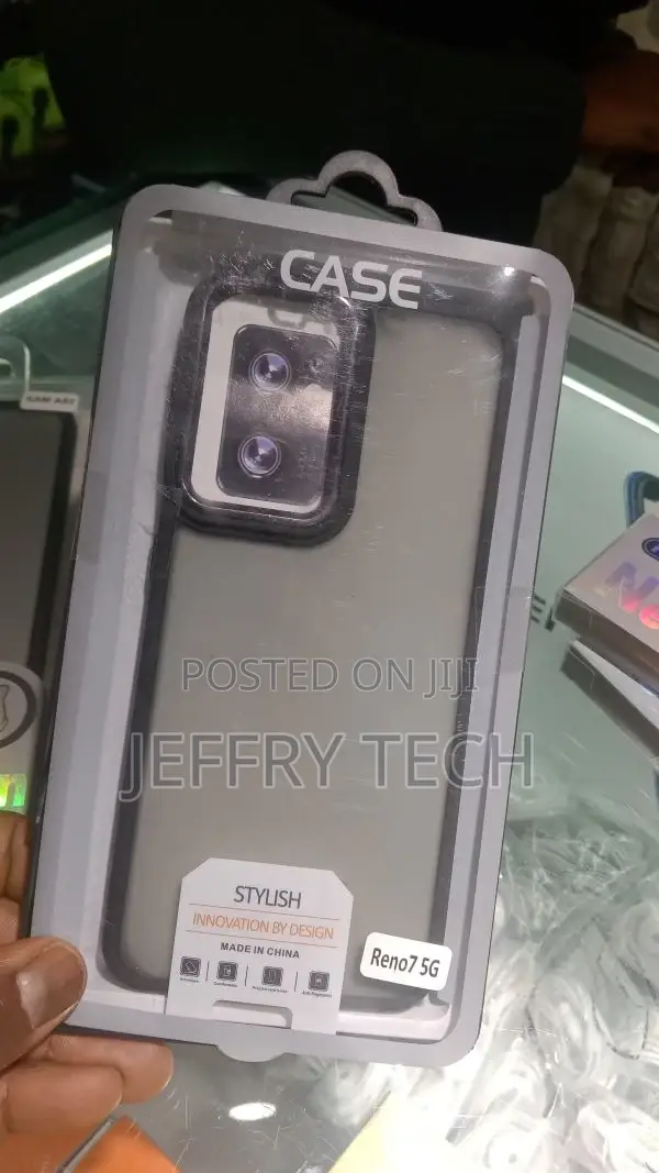 Case for Oppo Reno 7 5G Shockproof Crystal Grey Bumper Cove
