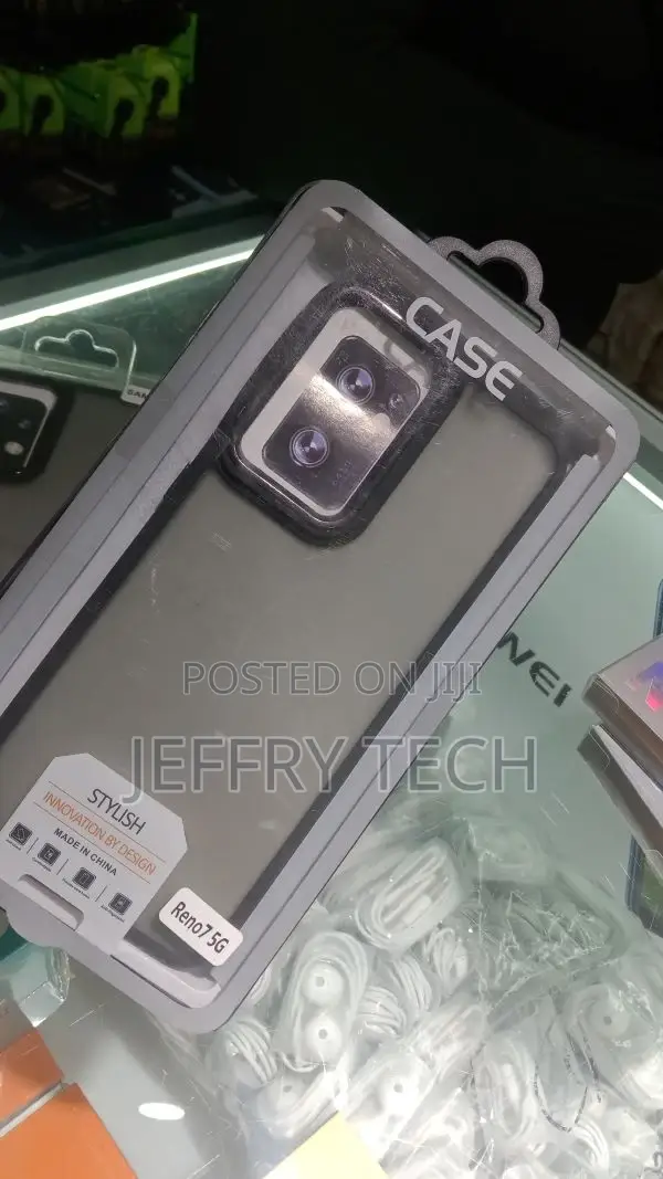 Case for Oppo Reno 7 5G Shockproof Crystal Grey Bumper Cove