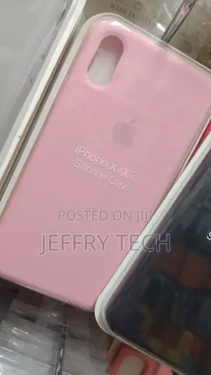 Apple Silicone Phone Case iPhone X (Pink Sand)