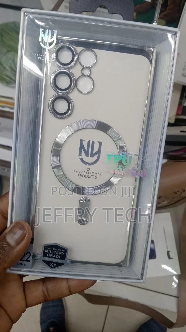 Electroplate Magsafe Wireless Charging Case Galaxy S22 Ultra - main view