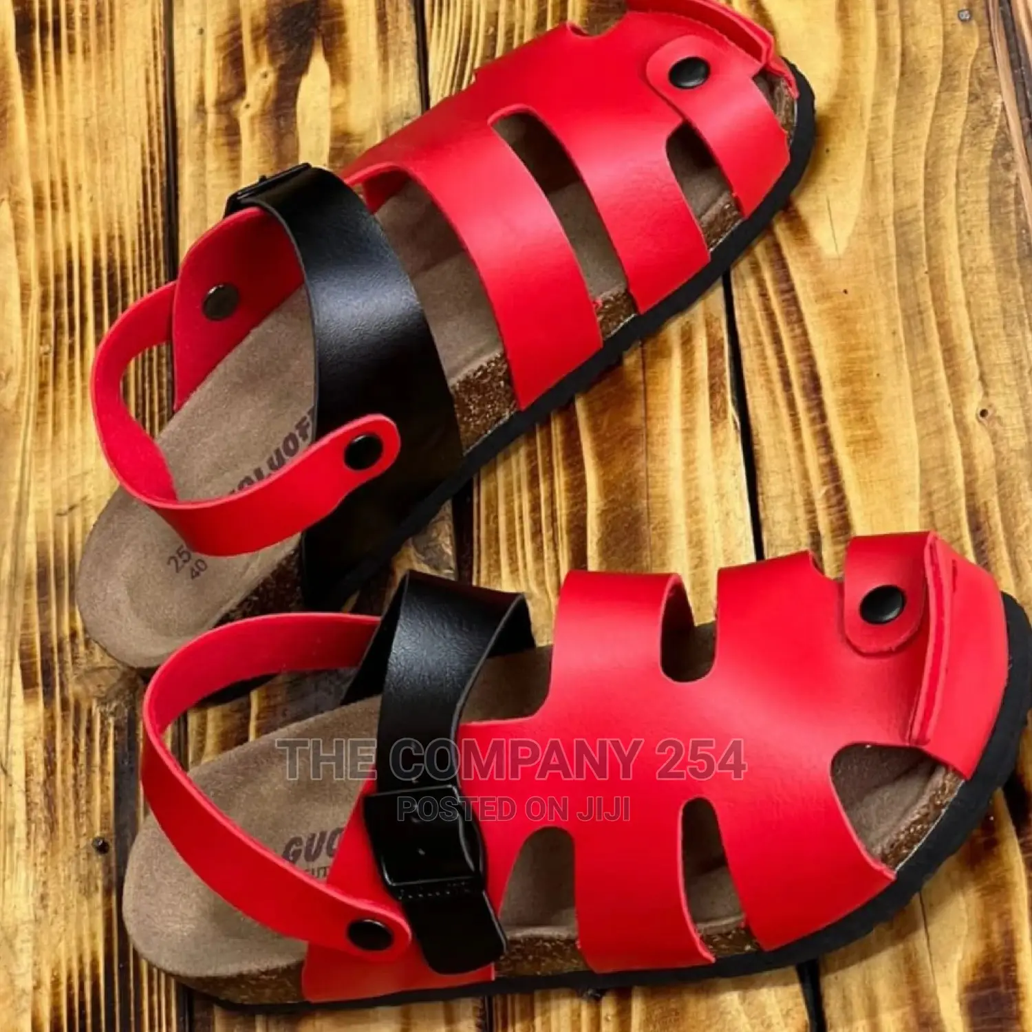Designer Quality Fashion Brand Unisex Leather Sandals