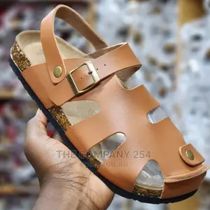 Designer Quality Fashion Brand Unisex Leather Sandals