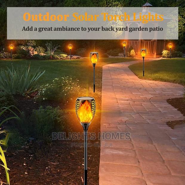 Solar Torch Lights With Flames for Outdoor Decoration*