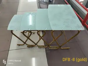 4pcs Glassy Stools